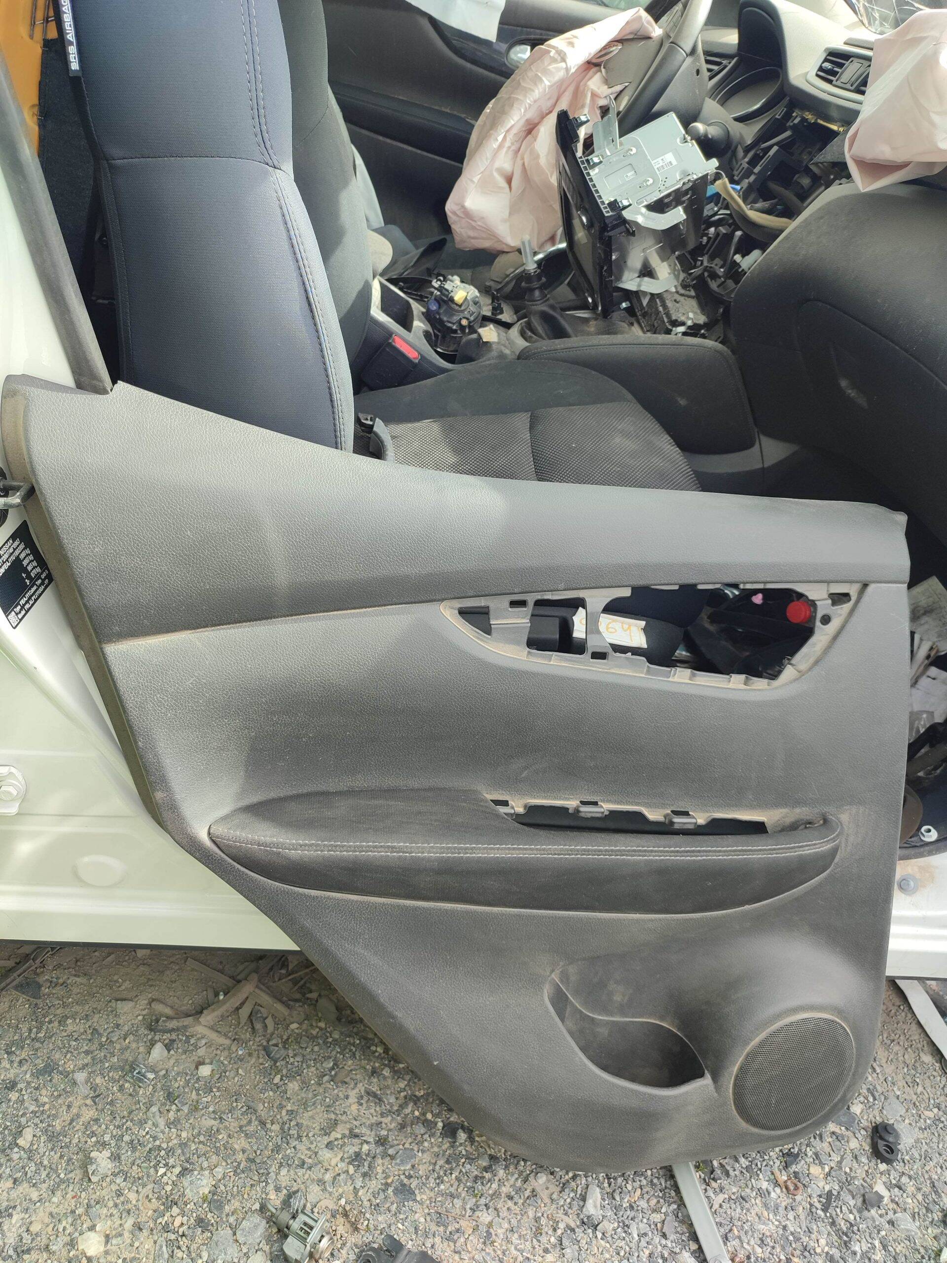 Guarnecido puerta trasera izquierda nissan qashqai ii (j11e)(2013->)