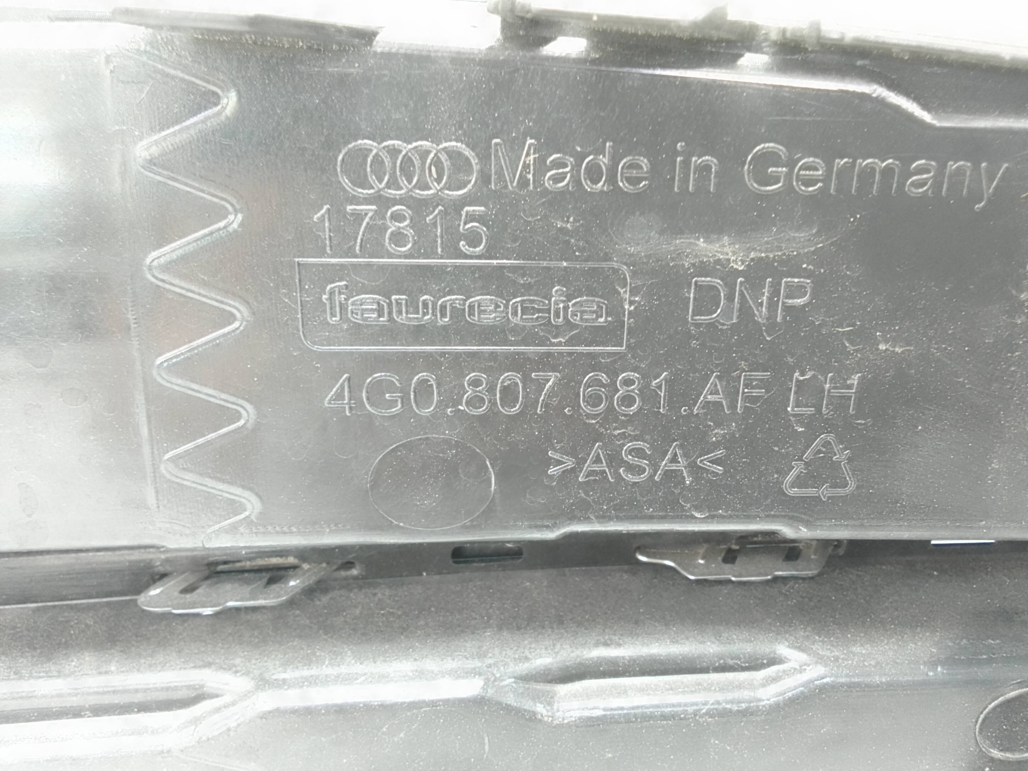 Rejilla delantera inferior audi a6 berlina (4gc)(09.2014->)