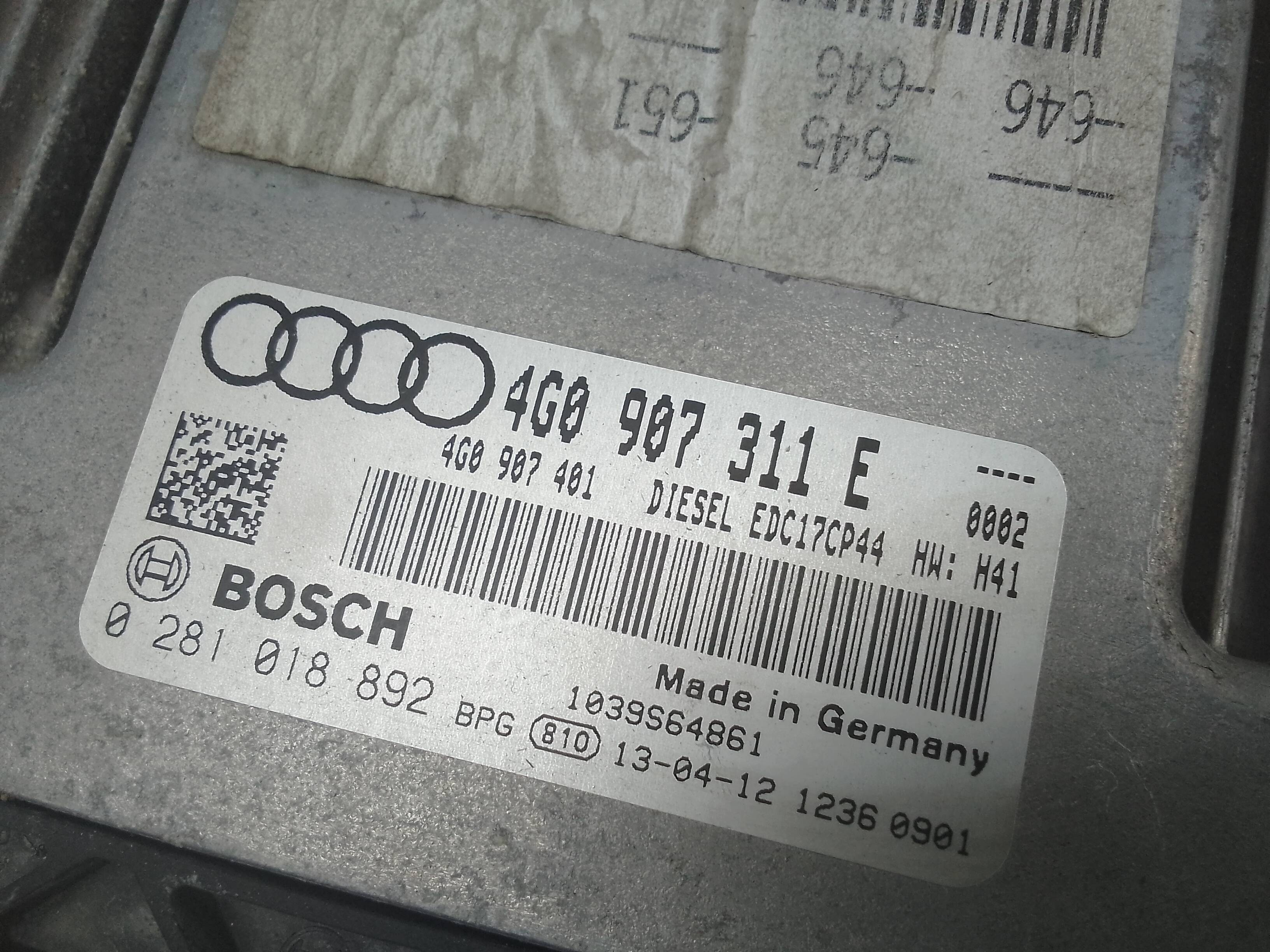 Centralita motor uce audi a7 sportback (4ga)(07.2010->)