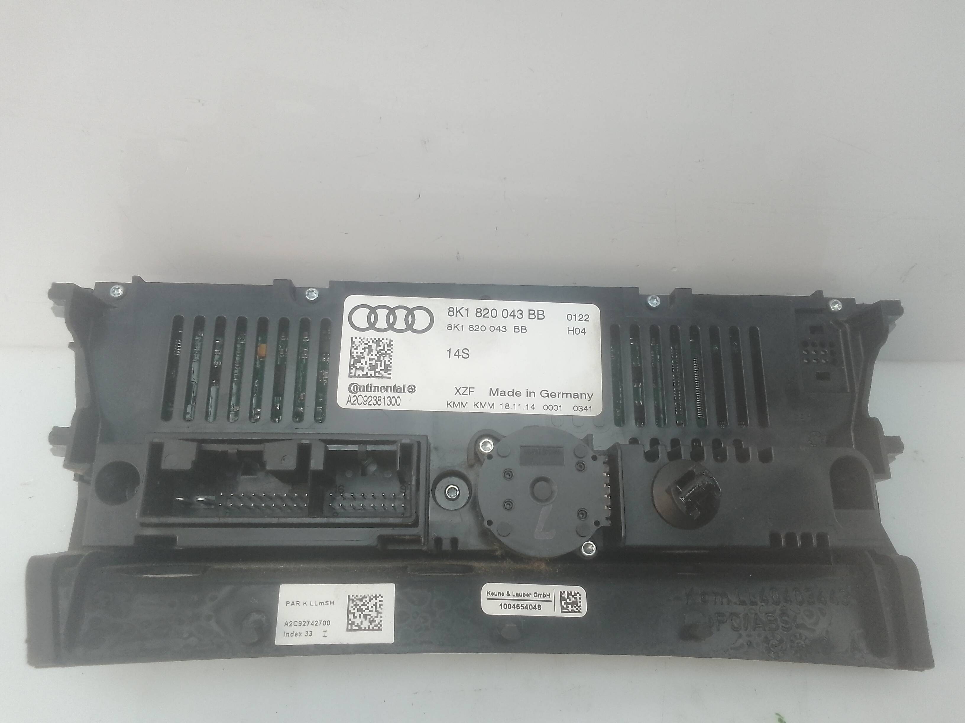 Mando climatizador audi a4 berlina (8k2)(2008->)